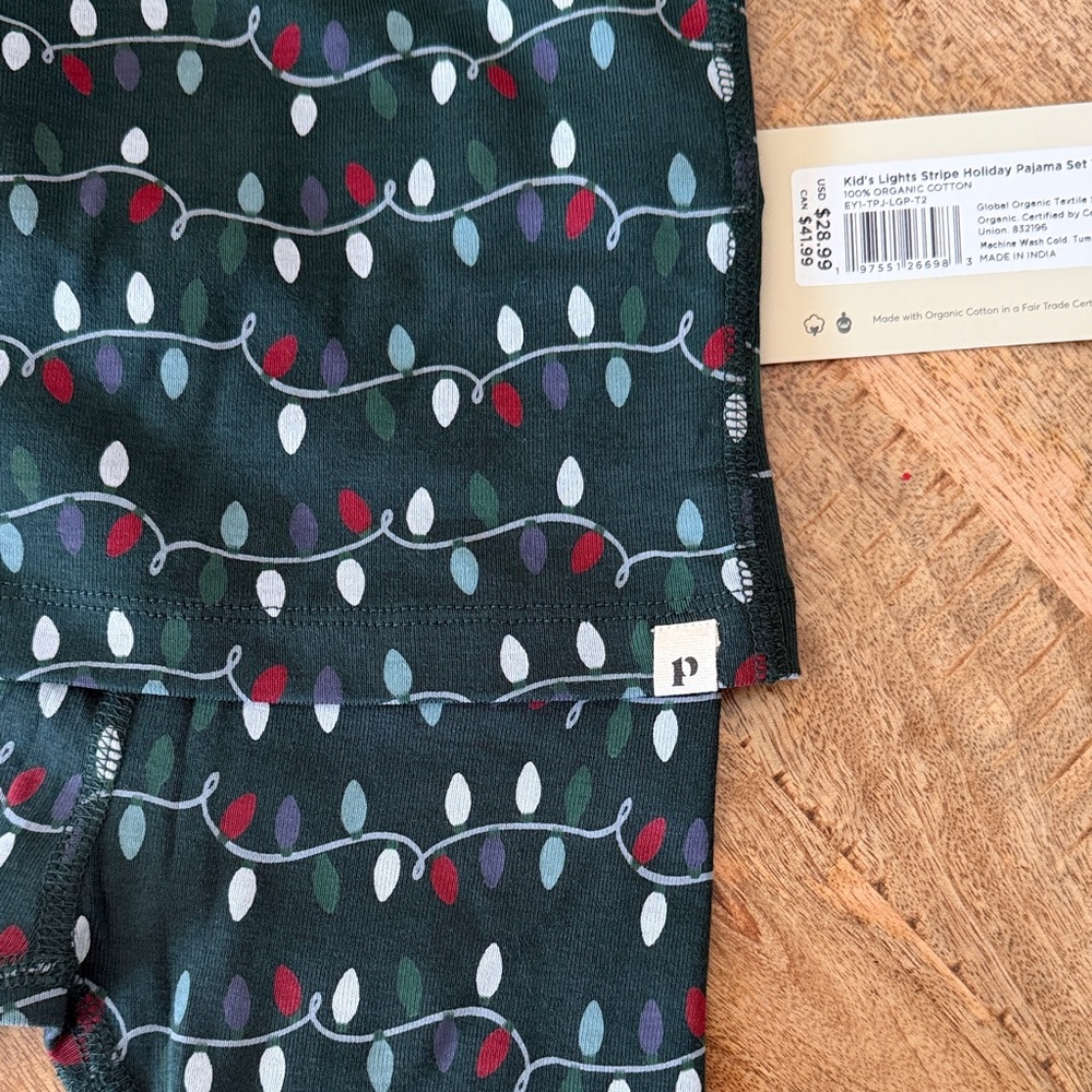 100% Organic Cotton Xmas Pajama Set - Picture 4 of 4